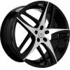 Quality 19 inch black machine face chrome 5*120 1 piece forged racing wheels rim for sale