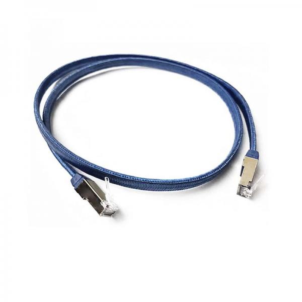 Quality Gigabit Braided Network Cat6A Ethernet Patch Cable 500MHz 23/24//26AWG for sale