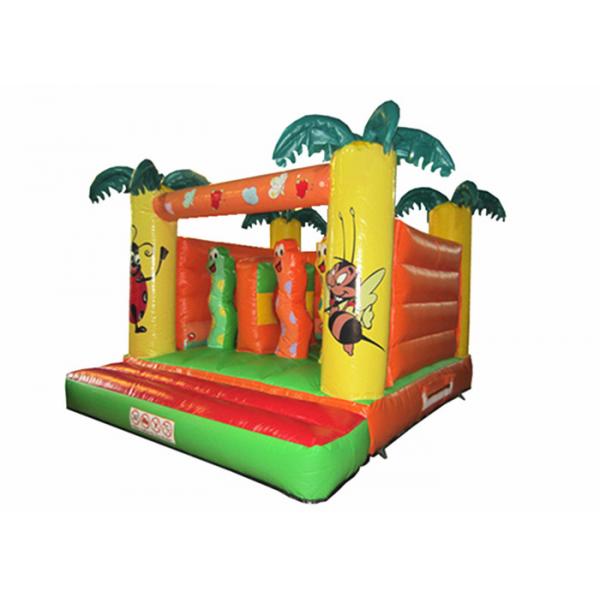 Quality Beatles Themed Inflatable Small Bounce House For Kids Under 8 Years Inflatable insect jump for sale