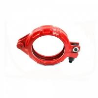 China Red Anti  Rust Forged Concrete Pump Pipe Clamp Concrete Pump Spares factory