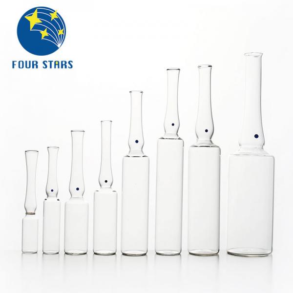 Quality Borosilicate5.0 Glass Empty Glass Ampoules Smooth Surface for sale