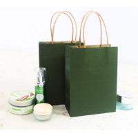 China Fancy Green Printing Customized Paper Bags Kraft Paper For Shopping factory