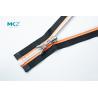 China Sweat Suit Nylon Orange Striped #5 Long Chain Zipper factory