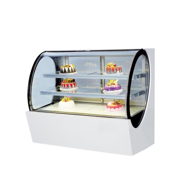 Quality 115L Commercial Baking Equipment Cake Display Showcase Pastry Glass Display for sale