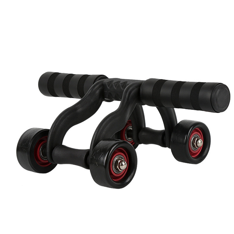 China Gym Fitness Ab Wheel Roller Abdominal Muscle Trainer Rebound 32.5x13.7x22.5Cm for sale