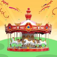 China christmas carousel high-quality hot-selling carousel horse for sale kids merry go round animal horse factory
