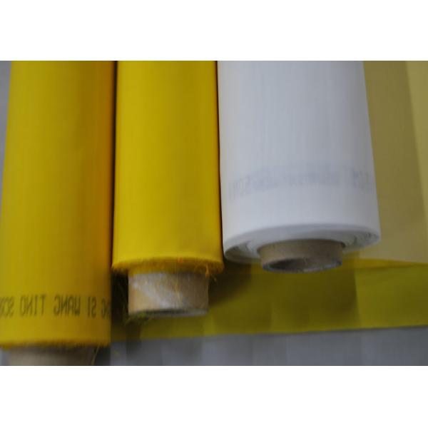 Quality Monofilament Polyester Screen Printing Mesh 65 Inch High Tension Threshold for sale