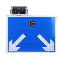 China Aluminum Flashing 3W 60mm Split Road Signs , Solar Powered Traffic Signs for sale