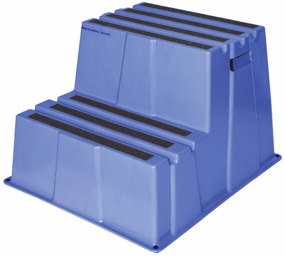 2 Steps Plastic Step Stool with 500lb. Loading Capacity (44ZJ61)