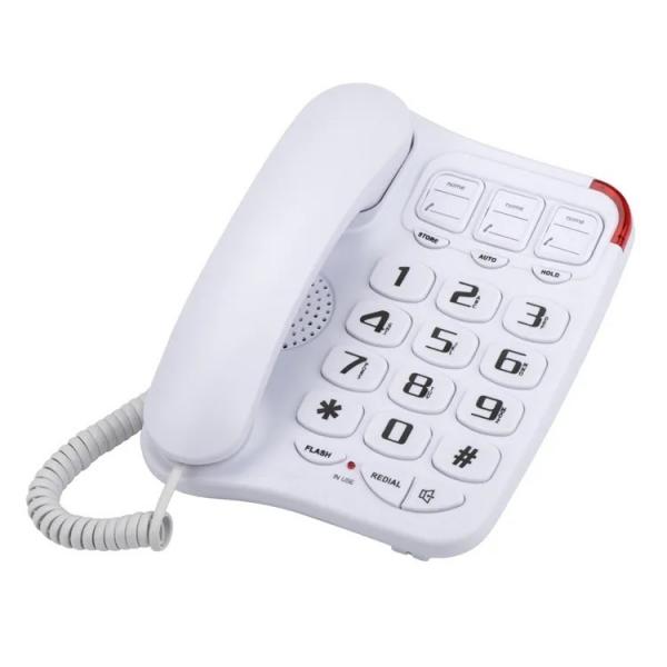Quality Non Battery ABS Big Button Telephone Big Keys CCC High Volume Telephone for sale