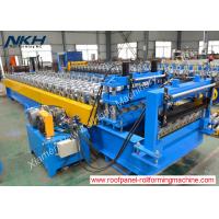 Quality High Speed Roof Tile Roll Forming Machine Hydraulic Tile Pressing For Roof Panel for sale