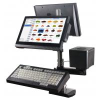 China 2GB RAM 14 Inch Android System All In One Dual Screens Pos Machine With Weight Machine For Restaurant for sale