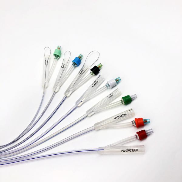 Quality Odorless Nontoxic All Silicone Catheter , Multifunctional Silicone Urine Tube for sale