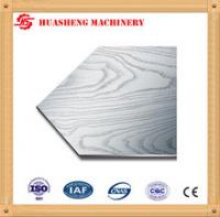 China 304 410 Stainless Steel Press Plates With Cloth Texture For Melamine Furniture Board factory