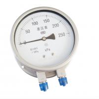Quality PTFE Protected Stainless Steel Pressure Gauge 316L Chamber Steel Diaphragm for sale
