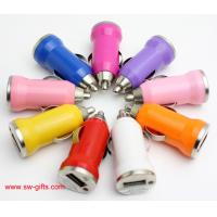 China Promotion Bullet Mini USB Car Charger Universal Adapter for iphone 5S 6 6S Plus Samsung factory