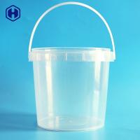 China Customize Printing IML Bucket In Mold Labeling Round Plastic Container factory