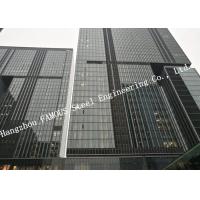 China Double Glazed Layer Glass Facade Curtain Walling Multi Storey Steel Building For Business Mall factory