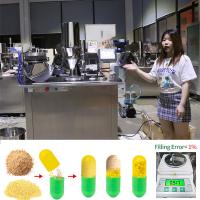 China Semi Automatic Capsule Filling Machine Pharmaceutical Hard Gelatin Capsule 000 factory
