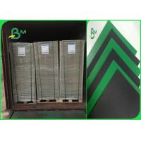 China 1.2mm Green / Black Colored Moistureproof Cardboard Sheets For Lever Arch File factory