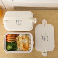 china Plastic Lunch Containers With 3 Compartments Dividers Lids