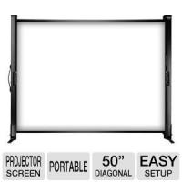Quality Electric Fixed Projection Screens For Tabletop Presentation , Retractable for sale