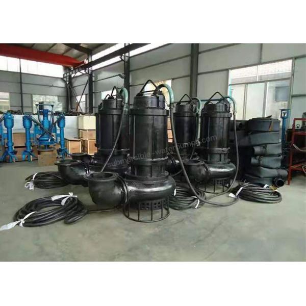 Quality 100m3/H 200m3/H Submersible Slurry Pump 15hp 60hp For Sand Dredging Sewage for sale
