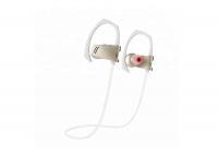 China White Waterproof Bluetooth Headphones 10MM Speaker Voice Prompt USB Charging factory