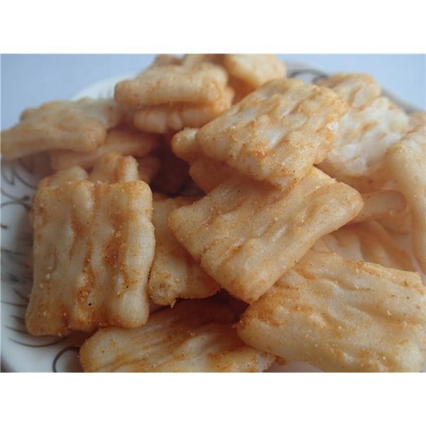 Quality Vegetable Oil Fried Rice Crackers Weight 7.5kg Rice Cracker Snack for sale