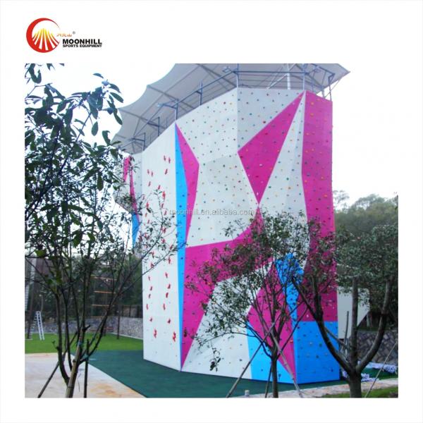 Quality Amusement Kids Climbing Wall Anti Corrosion Rock Climbing Wall Indoor Outdoor for sale