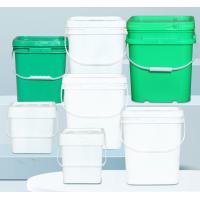 China 100% Raw Materials Square Plastic Bucket For Storage Square Plastic Container factory