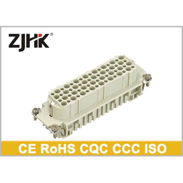 Quality 64 Pin Heavy Duty Connector , Waterproof Industrial Rectangular Connectors for sale