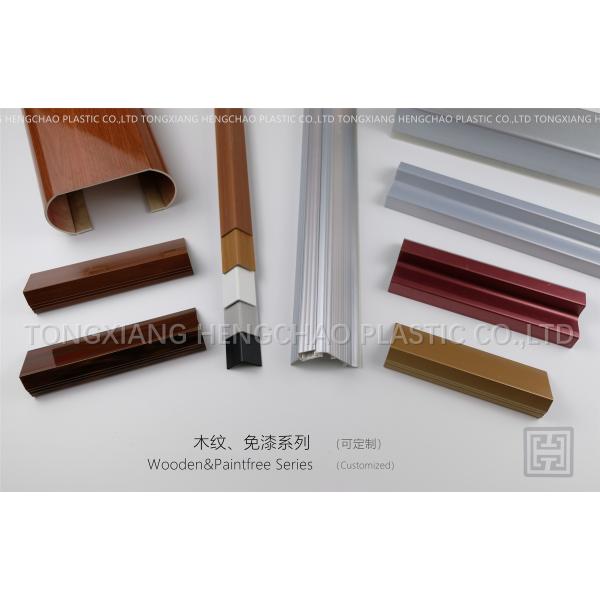 Quality Extruded Custom Plastic Profiles For Structure / Decoration Parts for sale