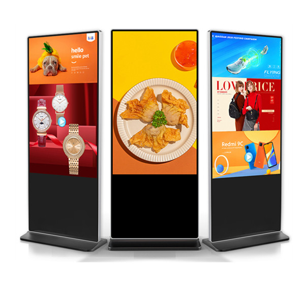 Quality TFT 65 Inch Standing Kiosk 1920x1080 Totem Digital Signage 500cd/m2 for sale
