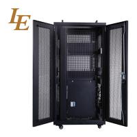 China 19 Inch Secure Server Rack Cabinet , Doors Type Data Network Cabinet With Handles factory