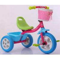 China Multiple Colour Kids Tricycle Bike Ride On Tricycle Toy With Basket GCC Certified factory