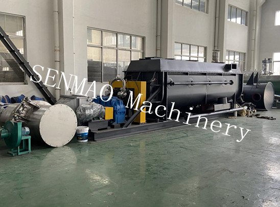 Quality Paste Material Dryer Machine Soybean Meal Sludge Paddle Dryer for sale