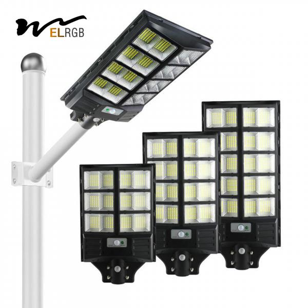 Quality 600W 800W 1000W LED Solar Powered Lights Solar Panel Street Lamp for sale