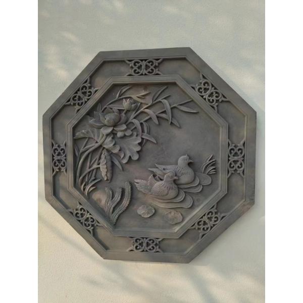 Quality Natural Blue Cnc Sandstone Carvings Hand Carved Sandstone Relief 30mm for sale