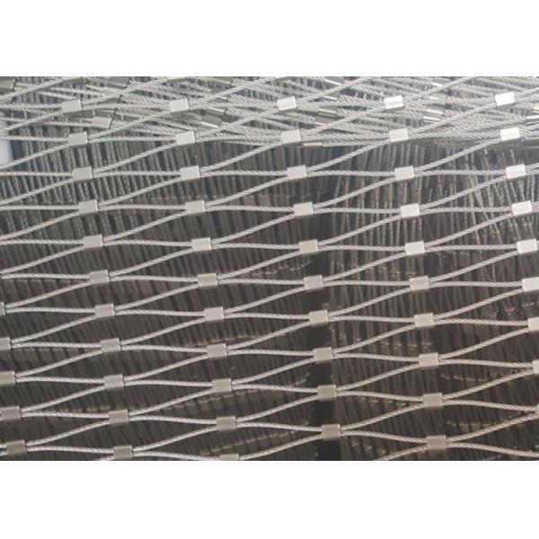 Quality AISI316 Grade 7x19 Stainless Steel Wire Rope Mesh Zoo Aviary Netting for sale
