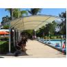 China Flexibility Installation Steel Tensile Shade Structures Membrane PVDF Car Parking Shade factory