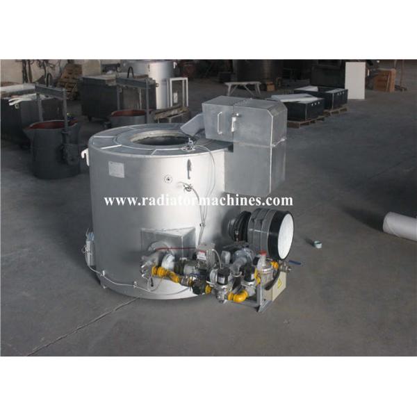Quality Gas Fired Aluminum/ Metal Melting Furnaces 800 Kgs Capacity with Burning System for sale