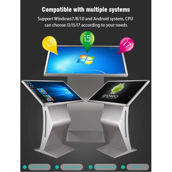 Quality Round Angle Android Touch Screen Kiosk , Digital Display Touch Screen Kiosk for sale