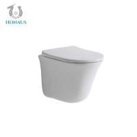 Quality Strong Flush Rim Free Toilet Wall Suspended Toilets Anti Blocking for sale
