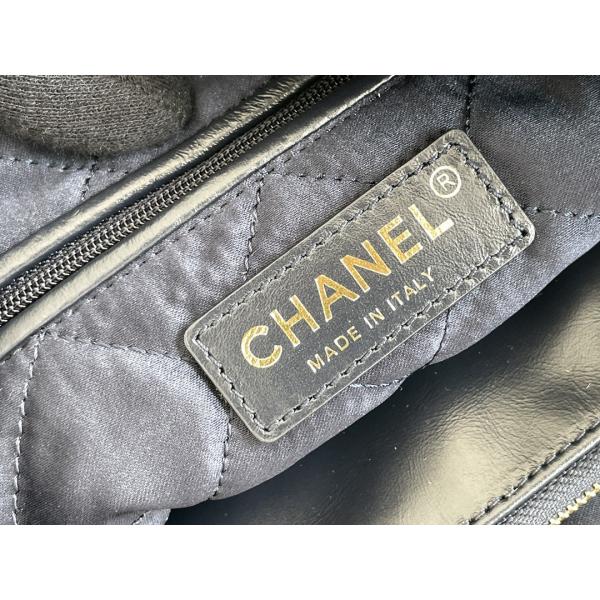 Quality 22S Calfskin Navy Chanel 22 "Trash Bag" Small Handbag ODM for sale