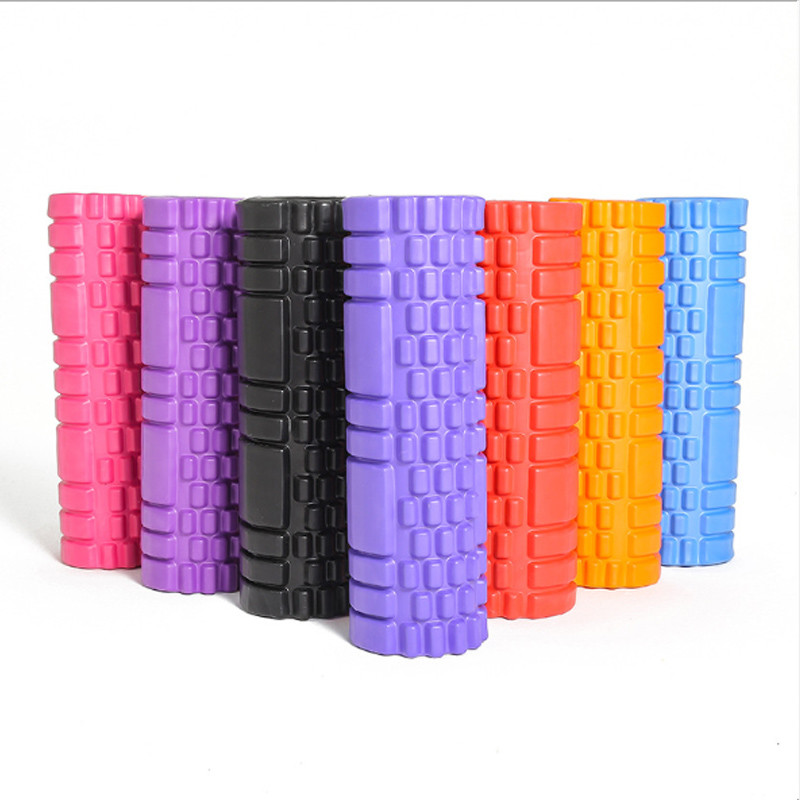 China 30*10cm PVC Bearing Yoga Foam Rollers Self Myofascial Release Black factory