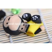 China Fashion 3D Cartoon PVC USB Drive Keychain/2014 Hot Selling PVC USB Flash Drive factory