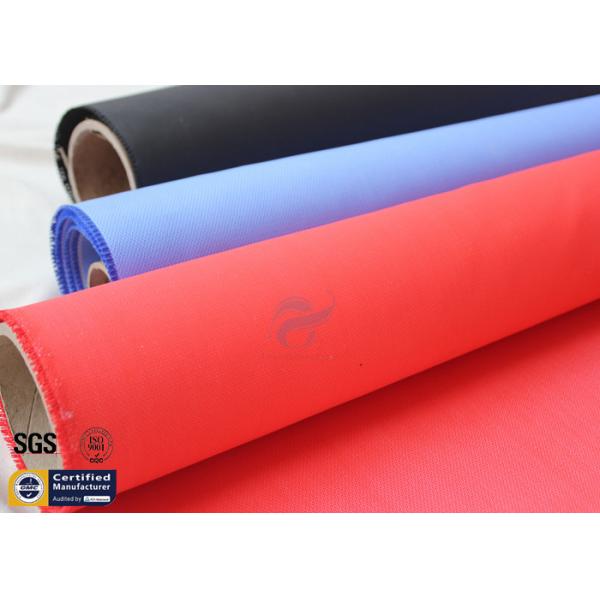 Quality Acrylic Coated Fiberglass Fire Blanket 490GSM 0.43mm Red Fire Safety Protection for sale