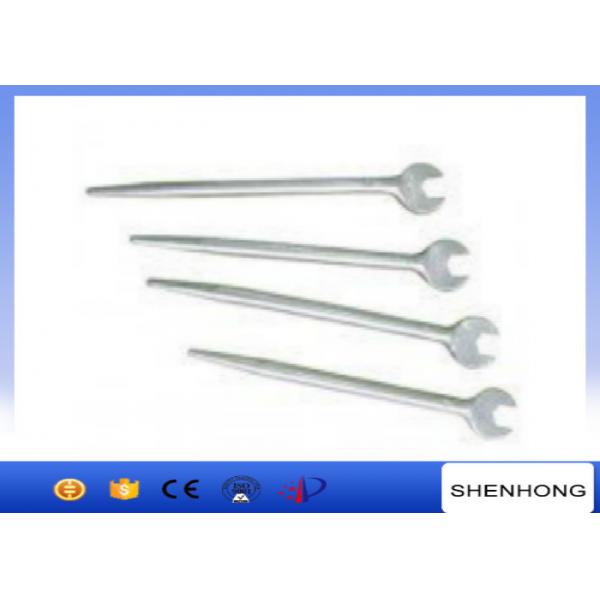 Quality 280 - 520mm Length Tower Erection Tools , Light Weight Sharp Tail Open - End Wrench for sale