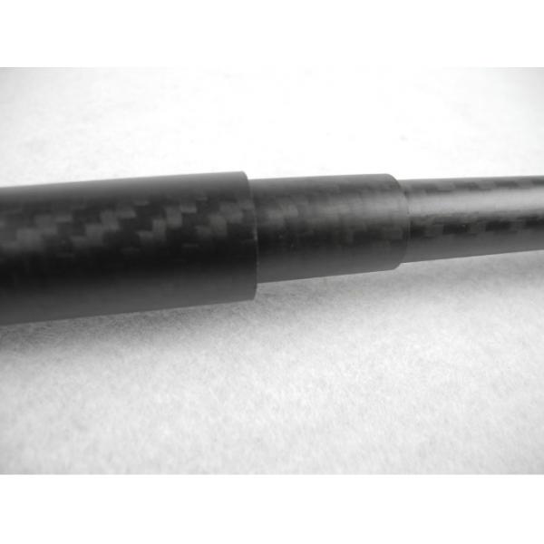Quality 3K Section 3 pipe Carbon Fiber Telescopic Pole with twill carbon fiber casing for sale